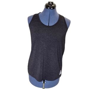 Reebok charcoal gray racerback athletic tank top small